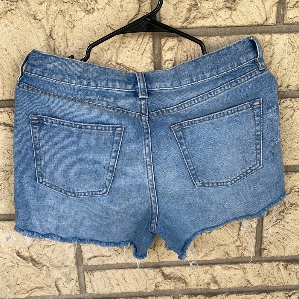 BDG Denim Jeans Raw Hem Ripped Distressed Size 25
